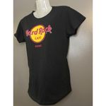 Hard Rock Cafe  Shirt Womens Large Black Rome Tourist Graphic Tee T-Shirt Photo 2