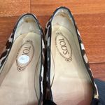 Tod's Tod’s Pony-style calfskin leopard print pointed Toe ballet flat Size 36 Photo 10