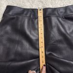 Ashley Stewart  women's plus size 18/20 black cracked pul stretchy pull on pants Photo 2