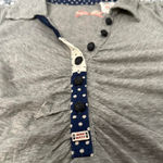 Miss Sixty Vintage y2k  Grey Polka Dot Polo T-shirt - Size S Photo 4