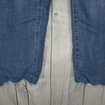 Nicole Miller  Nomad Super High Rise Straight Blue Distressed Jeans Photo 4