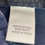 Stylus Mid Rise Twill Chino Shorts Navy Blue 6 Blue Photo 4