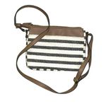 Fossil Relic by  Allie Striped Canvas Crossbody Bag Photo 6