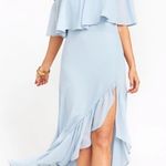 Show Me Your Mumu Tango blue ruffle dress XS Photo 0