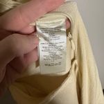 Free People  Avery Jumpsuit Size 4 Washed Out Cream One Shoulder New Photo 8