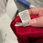 Morgan Taylor Vintage 90’s-Y2K red silky velvet trim floral embroidered robe  Photo 8