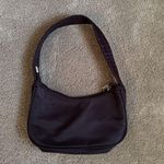 Black nylon shoulder bag Photo 0
