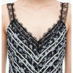 Jason Wu Ikate Striped Patterned Lace Trim Slip Midi Dress NWOT Sz 4 Photo 1