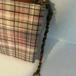 Elliot Lucca 3 way‎ demi clutch/crossbody/shoulder bag purse plaid Pink Photo 7