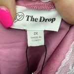 Elegant Mauve Lace Trim Maxi Dress Purple Size 2X Photo 4