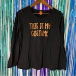 Halloween “This Is My Costume” Long Sleeve Size XL Photo 1