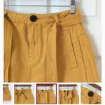 PacSun Mustard Yellow Denim Mini Skirt Photo 6