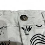 Gogo Jeans Graffitti Shorts White Size 28 Photo 2