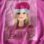 Barbie Santa Hat Christmas Sweatshirt NWT size Large Pink Crewneck Photo 1