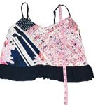 French Connection Womens Pink Floral Camisole Spaghetti Tank Top Blouse Size 0 Photo 6