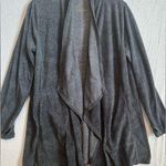 Cuddl Duds  Womans‎ Fleecewear with Stretch hooded cozy Wrap Cardigan gray S/M Photo 0