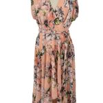 Eliza J Floral Ruffle High Low Faux Wrap Maxi Dress Size 10 New $168.00 Photo 3