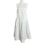 Free People  Dainty Ethereal Cottage Primavera Lace Eyelet Midi Dress White XL Photo 12