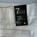 New York And Company NWT  7th Avenue Slim Ankle White Pants Size 4 Photo 2