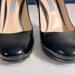 Prada Saffiano Black Leather Pumps Size 39.5 or 9.5 Photo 3