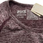 Victoria's Secret Athletic Clean-Girl Fitness Victoria’s Secret PINK Seamless Crop Top Thumb Holes Photo 11