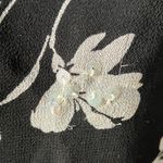 Robbie Bee  Petite decorative Black Silk Top 14p Photo 2