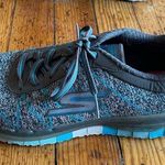 Skechers Go Flex Yoga Mat Sneakers Gray & Blue Size 7 Photo 0