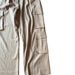 Abercrombie and Fitch Ultra High Rise Wide Leg Cargo Pants Tan Size 14R NEW Photo 2