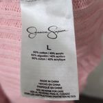Jessica Simpson Pink Ribbed Knit Sweater with Shoulder Cutouts By Photo 10
