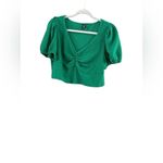 SheIn  Green Curve Crop Top Size 1X Large Photo 2
