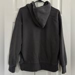 tna sweatfleece cozy fleece boyfriend fit zip up hoodies size small grey Gray Photo 1