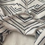 Buffbunny Collection Buffbunny Graphic Striped Leggings Size Medium White Black Photo 2