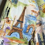 VTG Tantrums Paris France Print Jacket Romantic Artcore Parisian Chic Womens XL Photo 5