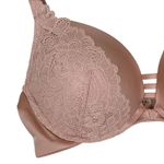 NWT Soma Stunning Push Up Plunge Lace Bra Womens 36D Pink Floral Lingerie Size undefined Photo 1