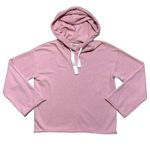 Madewell Pink Relaxed Fit Bell Sleeve Hoodie Sweatshirt US XXS Photo 1