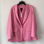 River Island Pink Button Front Blazer size 16 Photo 2