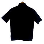 ZARA NWT  Knitwear Collection Short Sleeve Contrast Mock Neck Sweater S Black Photo 2