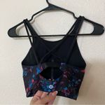 Lululemon black splatter long line sports bra 4 Photo 5