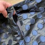 J.Crew  Polka Dotted Woman’s Black & Blue Career Pencil Skirt Size 2 Photo 5