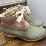 Sperry  Topsider Green Duck Boots Size 6.5 Photo 0