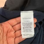 Donna Karan Donna Karen Elegant Navy Blue Drawcord Women's Asymmetrical Midi Skirt Size XL Photo 10