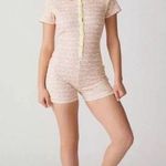 Urban Outfitters  NEW NGOrder Printed Button-Down Romper Size 10 Photo 0