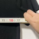 Storq Black comfiest modal spandex black midi tshirt dress size small Photo 5