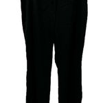 Escada Wool Pants Trouser Straight Leg Zip Fly Career Workwear Black 44 L 37x33 Size L Photo 0