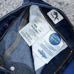 Wrangler  Wild West 603 High Rise Straight Jeans Stretch Blue Size 26x28 Cropped Photo 5