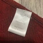 Coco + Carmen  Maroon Red W/Black lining Poncho Photo 5