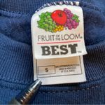 Vintage Y2K 2002 Atlantic City Fruit Of The Loom Crewneck Distressed Sweatshirt Blue Photo 4