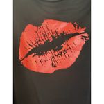 Magic MK Women's 4XL Casual Sexy Lips Off Shoulder shirt Black Concert Party Size 4X Photo 2
