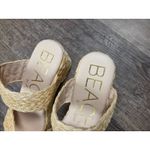 BEACH by Matisse Ocean Ave Platform Block Heels Espadrille Shoes Brown Casual 7M Size 7 Photo 2