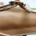 Vertundy Womens Slingback Heels Sandal Size 10.5 Beige Office Wedding Minimalist Photo 6